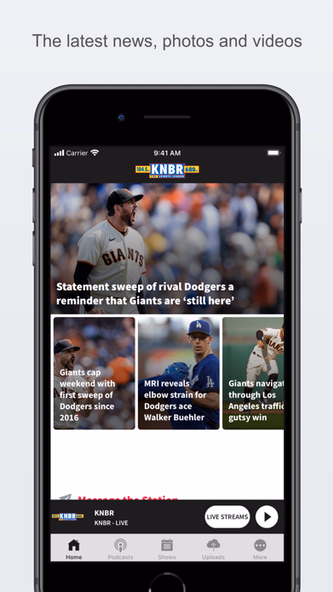 KNBR Screenshot 1 - AppWisp.com KNBR Screenshot 1 - AppWisp.com
