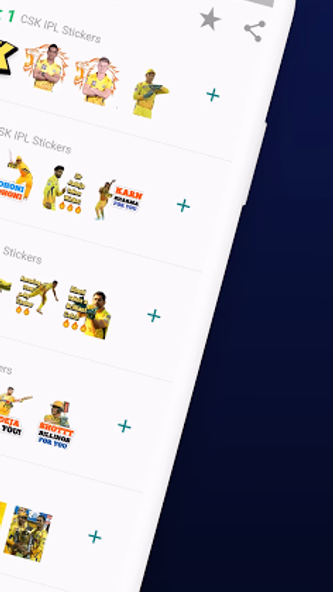 CSK IPL 2024 Stickers Screenshot 2 - AppWisp.com CSK IPL 2024 Stickers Screenshot 2 - AppWisp.com