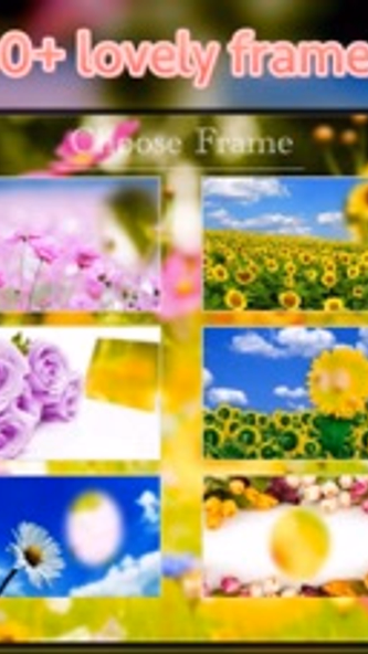 Lovely Flower Frames - cutest photo frame app. Screenshot 3 - AppWisp.com Lovely Flower Frames - cutest photo frame app. Screenshot 3 - AppWisp.com