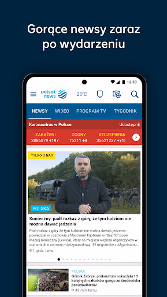 Polsat News Screenshot 3 - AppWisp.com Polsat News Screenshot 3 - AppWisp.com