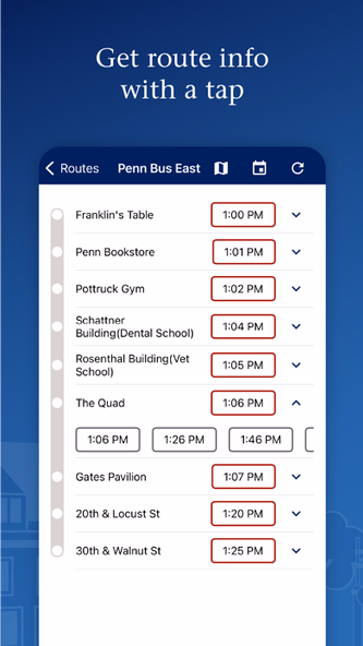 PennTransit Mobile Screenshot 3 - AppWisp.com PennTransit Mobile Screenshot 3 - AppWisp.com