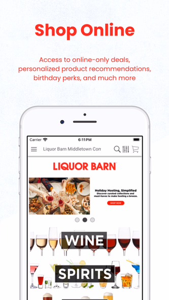 Liquor Barn Screenshot 1 - AppWisp.com Liquor Barn Screenshot 1 - AppWisp.com