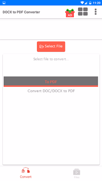 DOCX to PDF Converter Screenshot 1 - AppWisp.com DOCX to PDF Converter Screenshot 1 - AppWisp.com