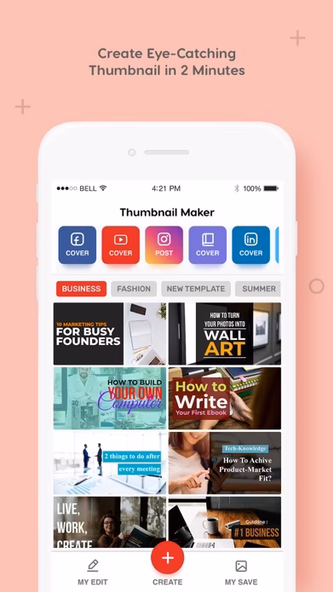 Thumbnail Maker For Yt Video Screenshot 1 - AppWisp.com Thumbnail Maker For Yt Video Screenshot 1 - AppWisp.com