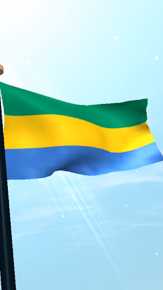 Gabon Flag 3D Free Wallpaper Screenshot 4 - AppWisp.com Gabon Flag 3D Free Wallpaper Screenshot 4 - AppWisp.com