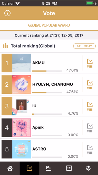 32nd Golden Disc Awards VOTE Screenshot 3 - AppWisp.com 32nd Golden Disc Awards VOTE Screenshot 3 - AppWisp.com