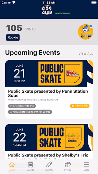 Nashville Predators Kids Club Screenshot 2 - AppWisp.com Nashville Predators Kids Club Screenshot 2 - AppWisp.com