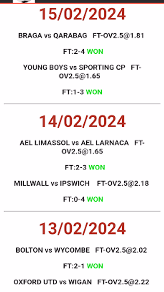 OVER 2.5 GOALS BETTING TIPS254 Screenshot 2 - AppWisp.com OVER 2.5 GOALS BETTING TIPS254 Screenshot 2 - AppWisp.com