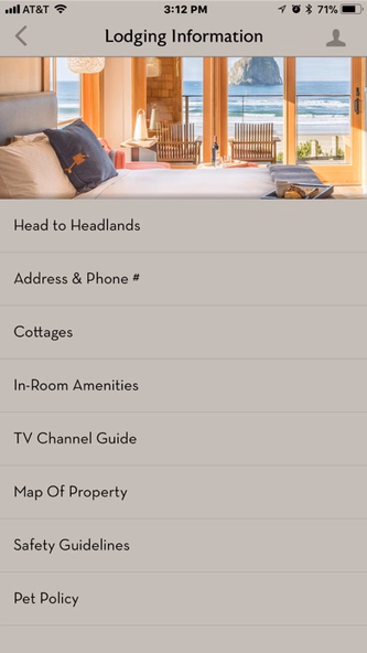Headlands Coastal Lodge & Spa Screenshot 2 - AppWisp.com Headlands Coastal Lodge & Spa Screenshot 2 - AppWisp.com