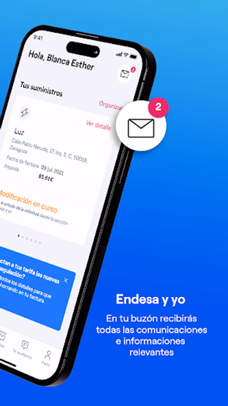 Endesa Clientes, luz y gas Screenshot 1 - AppWisp.com Endesa Clientes, luz y gas Screenshot 1 - AppWisp.com