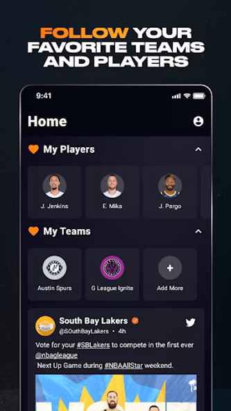 NBA G League Screenshot 3 - AppWisp.com NBA G League Screenshot 3 - AppWisp.com