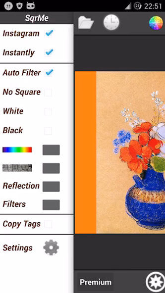 SqrMe - Square Photo Editor Screenshot 1 - AppWisp.com SqrMe - Square Photo Editor Screenshot 1 - AppWisp.com