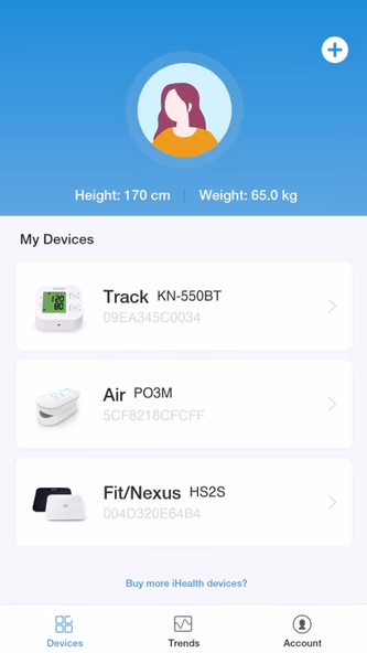 iHealth MyVitals Screenshot 1 - AppWisp.com iHealth MyVitals Screenshot 1 - AppWisp.com