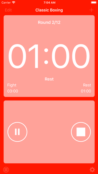 Boxing Interval Timer Screenshot 3 - AppWisp.com Boxing Interval Timer Screenshot 3 - AppWisp.com