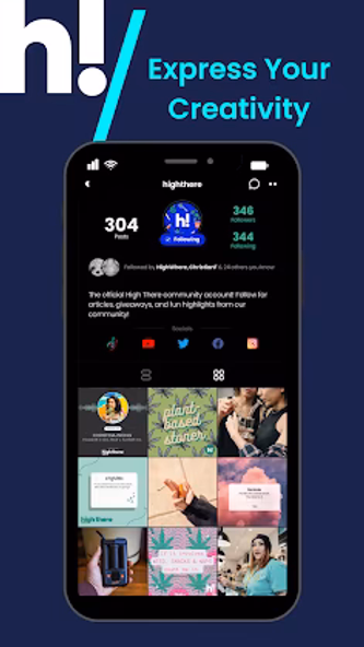 High There: Cannabis Community Screenshot 2 - AppWisp.com High There: Cannabis Community Screenshot 2 - AppWisp.com