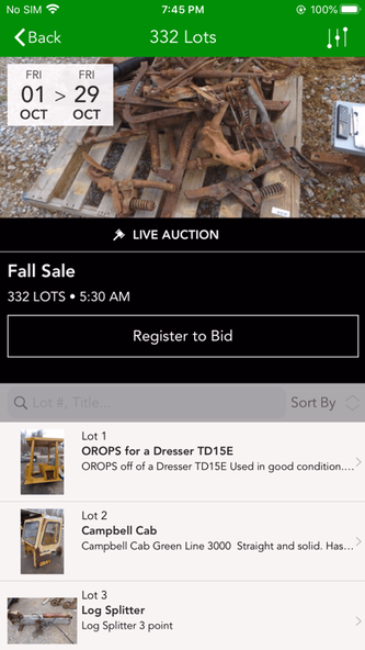 BC Auctions Screenshot 1 - AppWisp.com BC Auctions Screenshot 1 - AppWisp.com