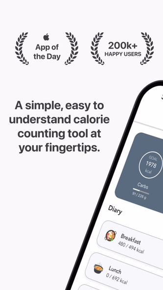 Carbs Cals Counter EatLose Screenshot 4 - AppWisp.com Carbs Cals Counter EatLose Screenshot 4 - AppWisp.com