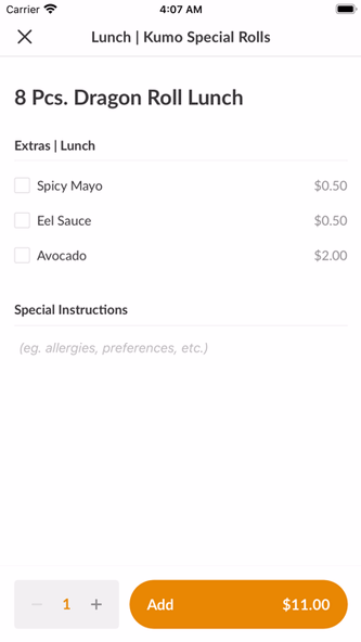 Kumo Sushi & Lounge Screenshot 4 - AppWisp.com Kumo Sushi & Lounge Screenshot 4 - AppWisp.com