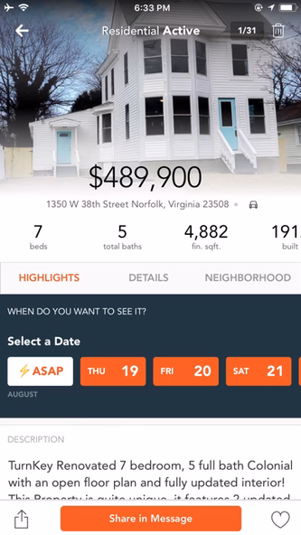 REIN Real Estate and Rentals Screenshot 2 - AppWisp.com REIN Real Estate and Rentals Screenshot 2 - AppWisp.com