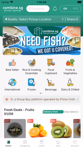 Combine.SG Screenshot 1 - AppWisp.com Combine.SG Screenshot 1 - AppWisp.com