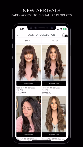 Lu's Wigs Screenshot 4 - AppWisp.com Lu's Wigs Screenshot 4 - AppWisp.com