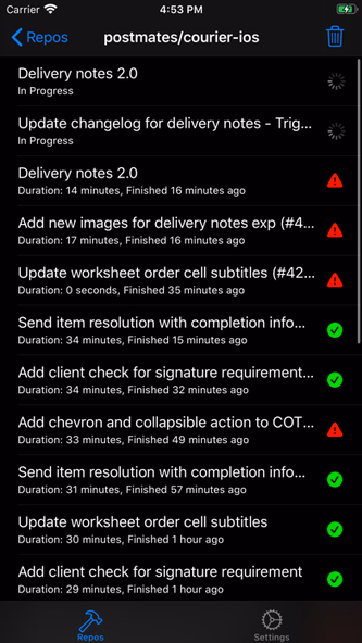 Build Tracker - Travis CI Screenshot 2 - AppWisp.com Build Tracker - Travis CI Screenshot 2 - AppWisp.com