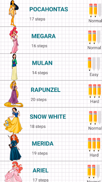How to Draw Princess Screenshot 2 - AppWisp.com How to Draw Princess Screenshot 2 - AppWisp.com