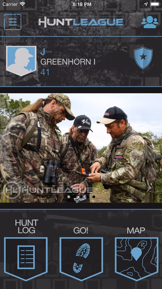 HuntLeague Screenshot 1 - AppWisp.com HuntLeague Screenshot 1 - AppWisp.com