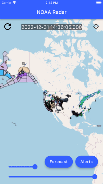 NOAA UHD Radar and NWS Alerts Screenshot 1 - AppWisp.com NOAA UHD Radar and NWS Alerts Screenshot 1 - AppWisp.com