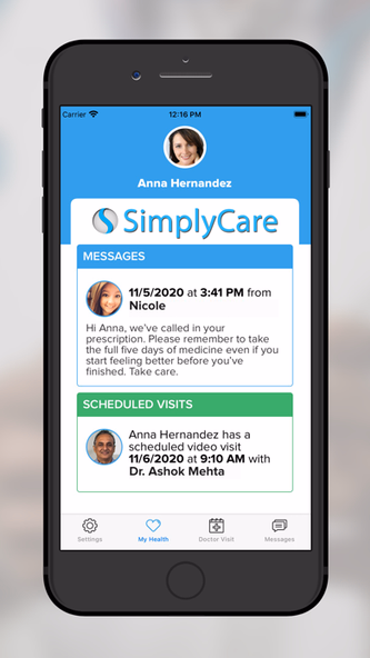 SimplyCare Screenshot 1 - AppWisp.com SimplyCare Screenshot 1 - AppWisp.com
