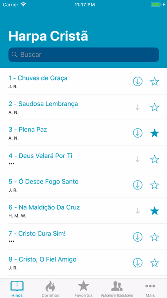 Harpa Cristã + Screenshot 1 - AppWisp.com Harpa Cristã + Screenshot 1 - AppWisp.com