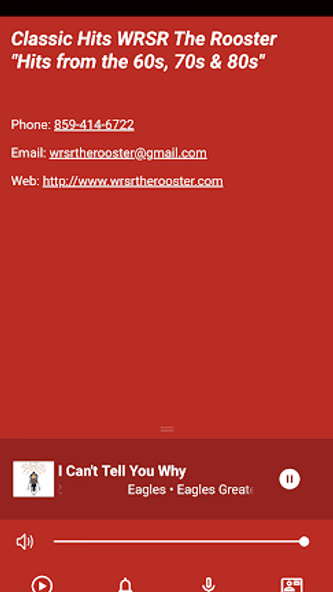 Classic Hits WRSR The Rooster Screenshot 4 - AppWisp.com