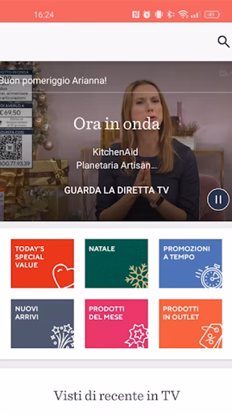 QVC Italia Screenshot 1 - AppWisp.com QVC Italia Screenshot 1 - AppWisp.com