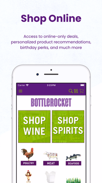 Bottlerocket Wine And Spirit Screenshot 1 - AppWisp.com Bottlerocket Wine And Spirit Screenshot 1 - AppWisp.com