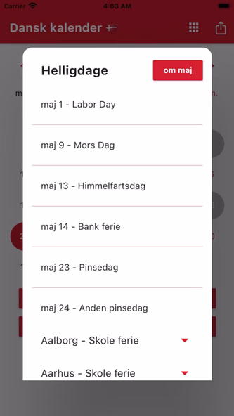 Dansk Kalender 2024 Screenshot 2 - AppWisp.com Dansk Kalender 2024 Screenshot 2 - AppWisp.com