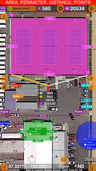Planimeter 55. Measure on map. Screenshot 1 - AppWisp.com Planimeter 55. Measure on map. Screenshot 1 - AppWisp.com