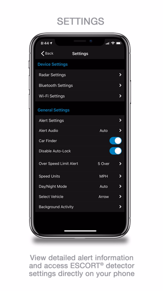 Escort Live Radar Screenshot 3 - AppWisp.com Escort Live Radar Screenshot 3 - AppWisp.com