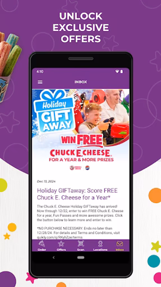 Chuck E. Cheese Screenshot 2 - AppWisp.com Chuck E. Cheese Screenshot 2 - AppWisp.com