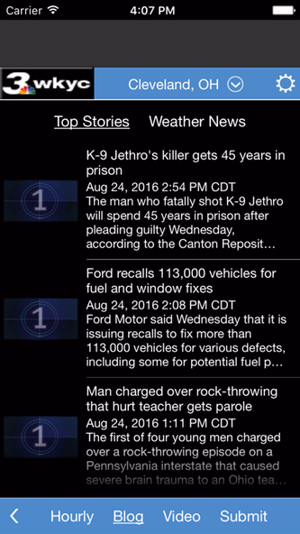 WKYC Weather Screenshot 4 - AppWisp.com WKYC Weather Screenshot 4 - AppWisp.com