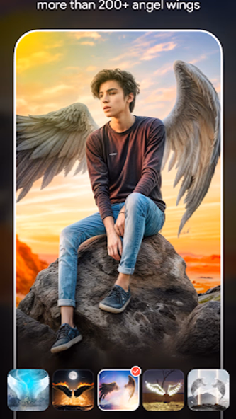 Wings Photo Editor Screenshot 1 - AppWisp.com Wings Photo Editor Screenshot 1 - AppWisp.com