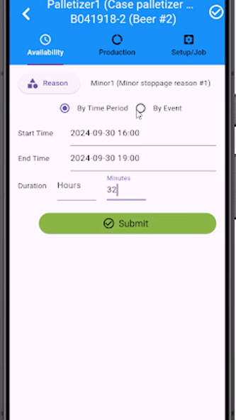 OEE Mobile Screenshot 1 - AppWisp.com OEE Mobile Screenshot 1 - AppWisp.com