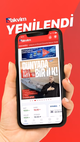 Takvim, Son dakika haberleri Screenshot 1 - AppWisp.com Takvim, Son dakika haberleri Screenshot 1 - AppWisp.com