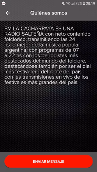 Fm La Cacharpaya Screenshot 4 - AppWisp.com Fm La Cacharpaya Screenshot 4 - AppWisp.com