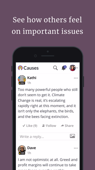 Causes - Impact Your World Screenshot 4 - AppWisp.com Causes - Impact Your World Screenshot 4 - AppWisp.com