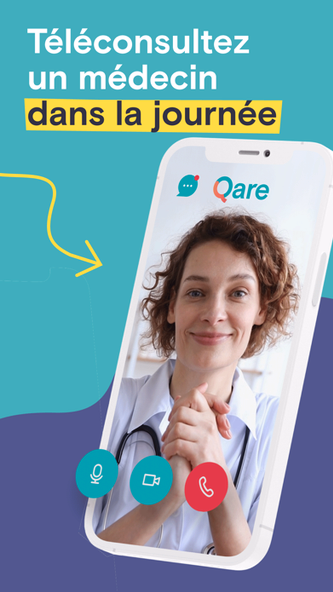 Qare - Consultez un médecin Screenshot 1 - AppWisp.com Qare - Consultez un médecin Screenshot 1 - AppWisp.com