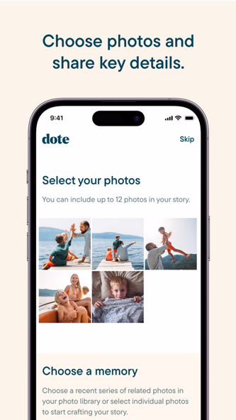 Dote: AI Photo Journal Screenshot 3 - AppWisp.com Dote: AI Photo Journal Screenshot 3 - AppWisp.com