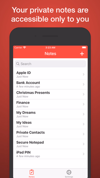 Secure Notepad Screenshot 2 - AppWisp.com