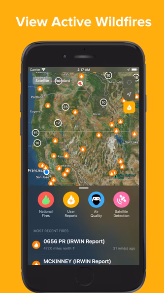 Firesource - Live Wildfires Screenshot 4 - AppWisp.com Firesource - Live Wildfires Screenshot 4 - AppWisp.com