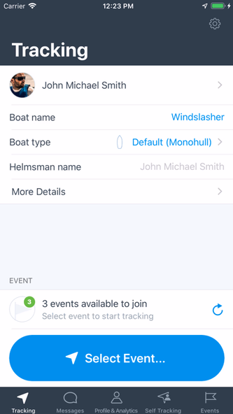 KWINDOO Tracking for sailing Screenshot 3 - AppWisp.com KWINDOO Tracking for sailing Screenshot 3 - AppWisp.com