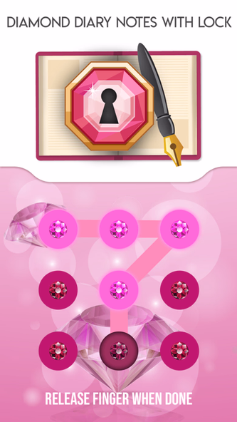 Diamond Diary Notes With Lock Screenshot 1 - AppWisp.com Diamond Diary Notes With Lock Screenshot 1 - AppWisp.com